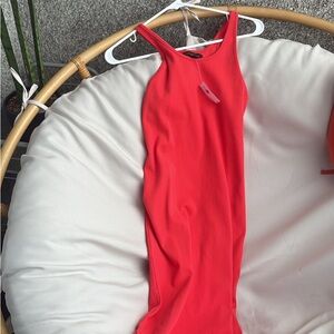 Banana Republic Red Maxi Dress